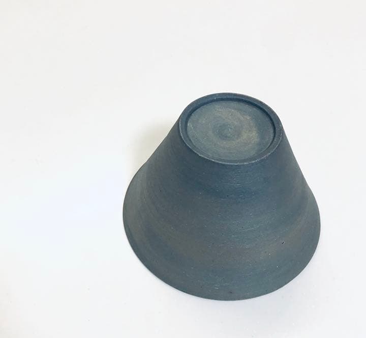 ラーメン鉢2つ  600ml  濃いグレー×グレー