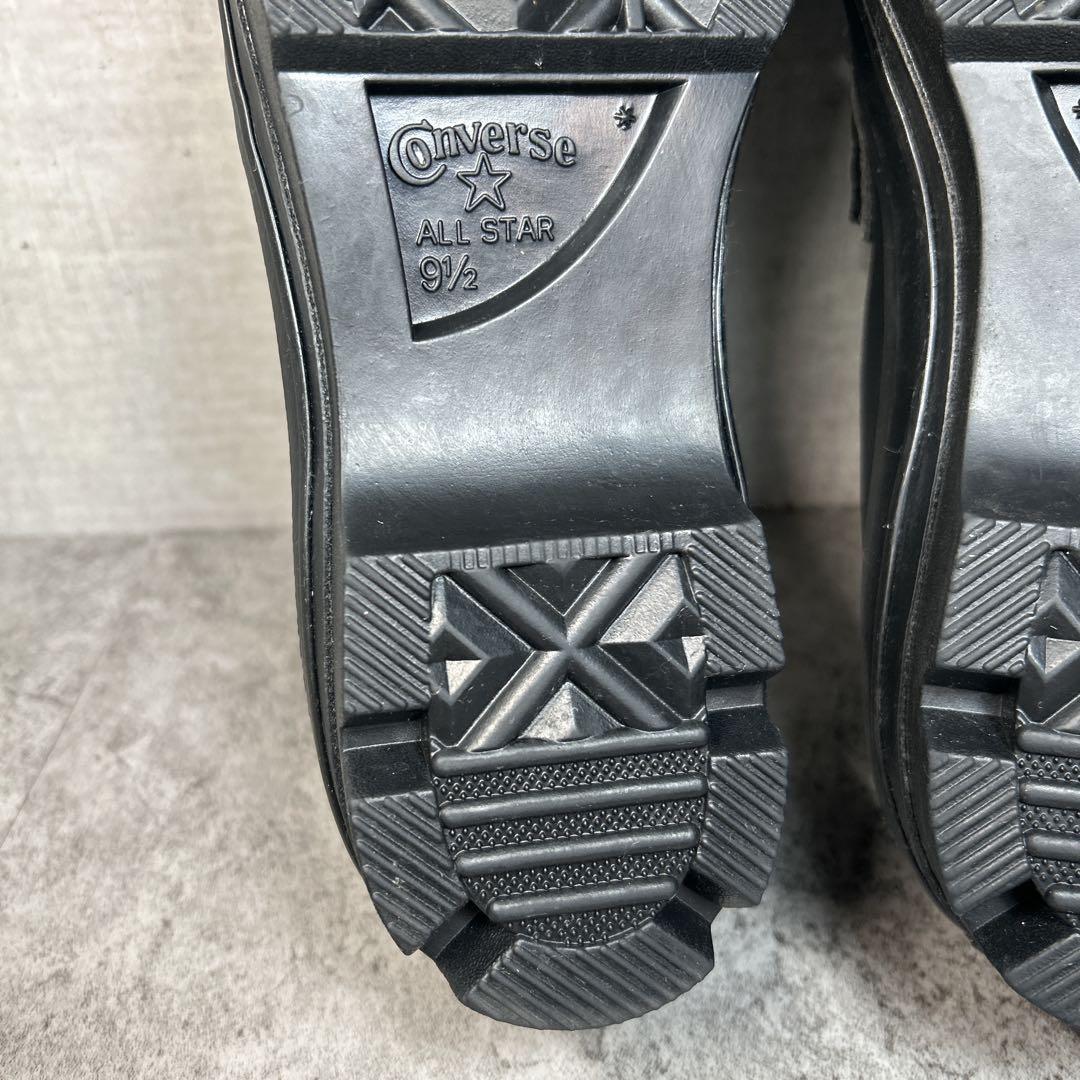 ほぼ新品【CONVERSE ALL STAR】チャンクローファー/厚底/完売/黒