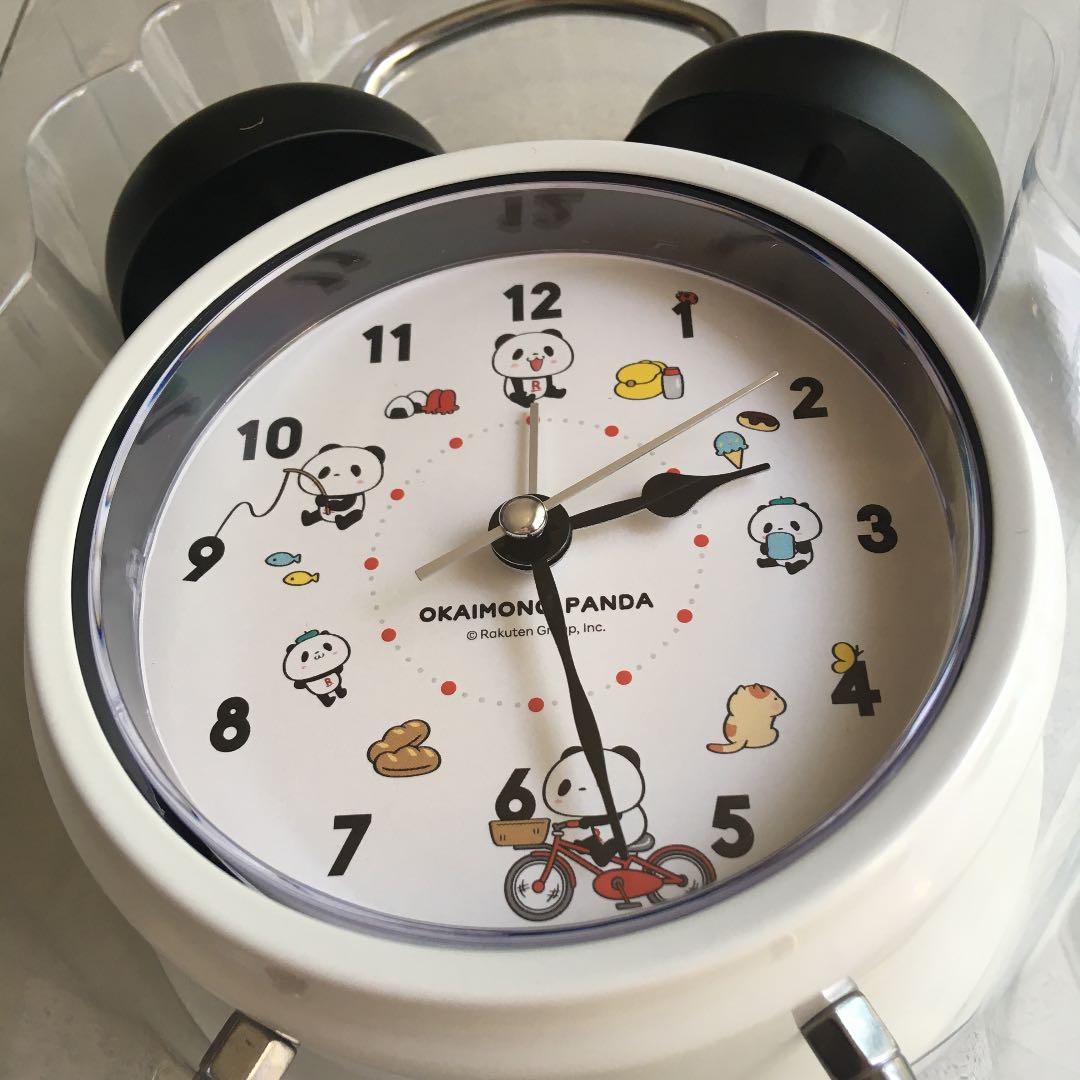 楽天　お買いものパンダ　目覚まし時計　お買い物