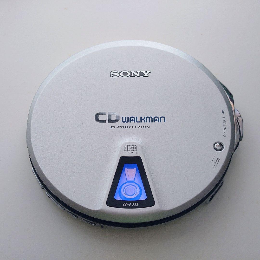 SONY CD WALKMAN D-E01 スロットイン純正リモコン カバー付き