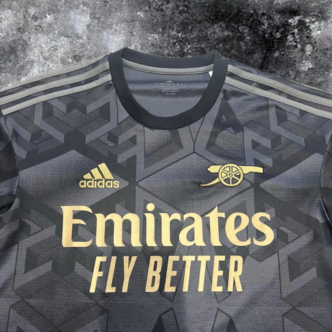 アディダス アーセナル 22 / 23 アウェイ ユニフォーム 黒 金