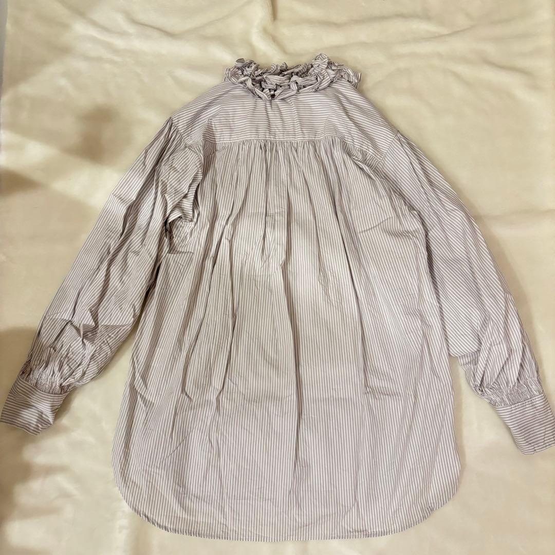 crinkle crinkle crinkle 別注　フリルカラーシャツ