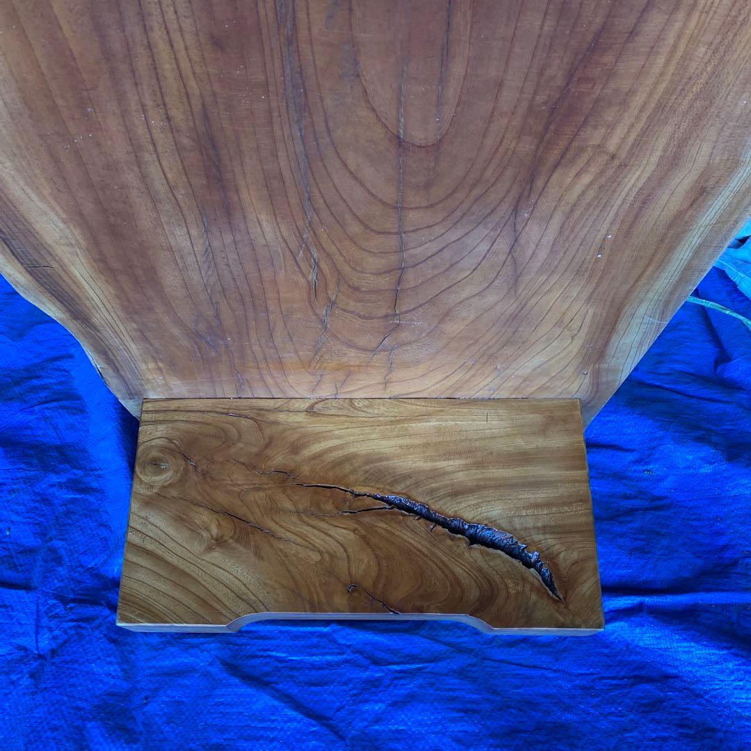 ② 座卓 ダイニング テーブル 天然木 一枚板 ちゃぶ台