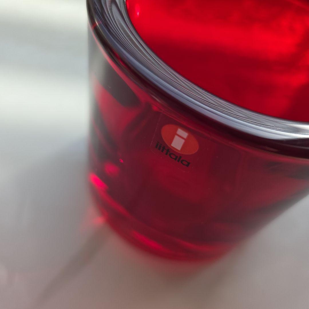  KIVI キャンドルホルダー 大 80㎜ 　レッド