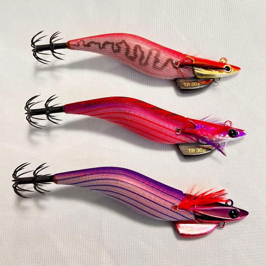 ダートマックス　ティップラン　エギ 30g BK 3個セット