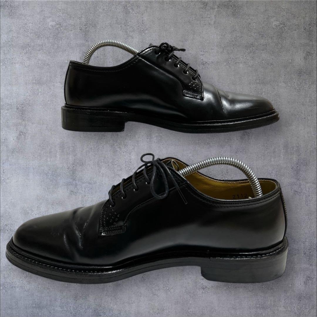 大人気✨リーガル 2112 コードバン プレーントゥ ブラック　ビジネスシューズ