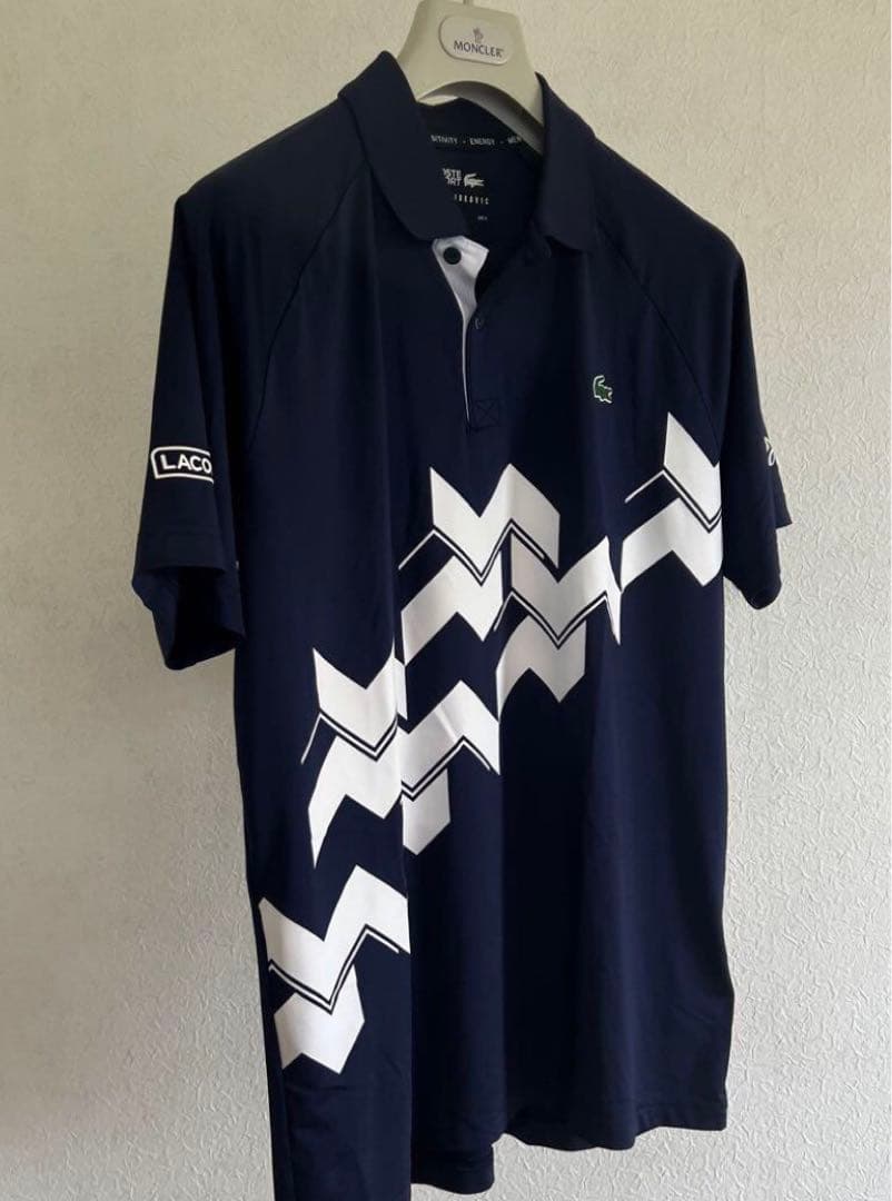 ラコステ ノバク・ジョコビッチ ポロシャツ ウルトラドライ テニス ネイビー