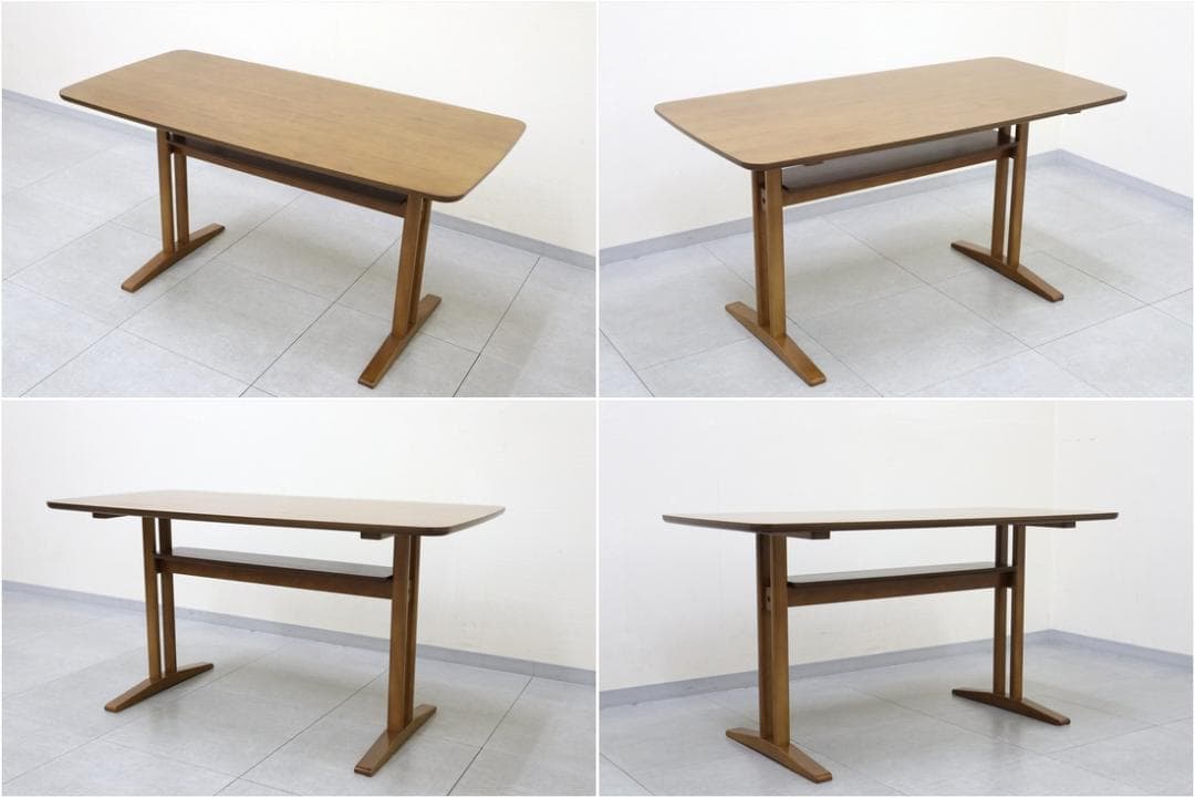 カリモク60 カフェテーブル1200 ウォールナット 食卓 机 テーブル