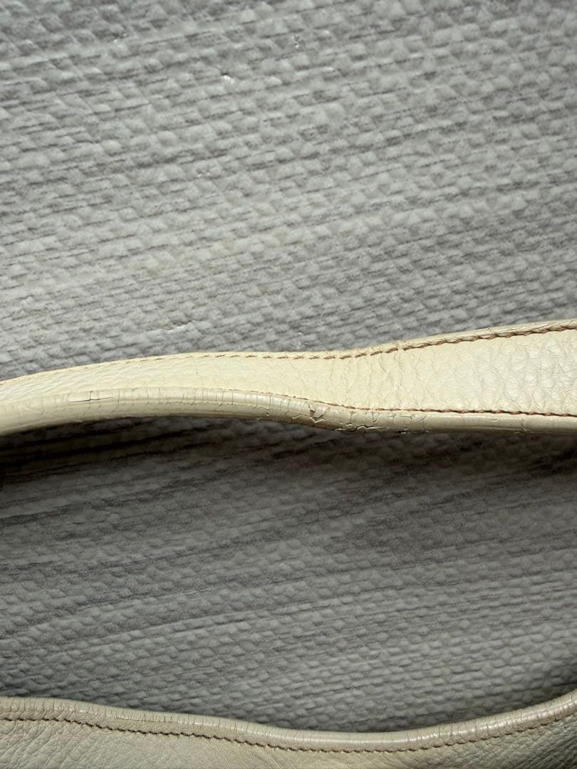 PRADA プラダ ヴィッテロダイノ レザー ワン ショルダー バッグ 白