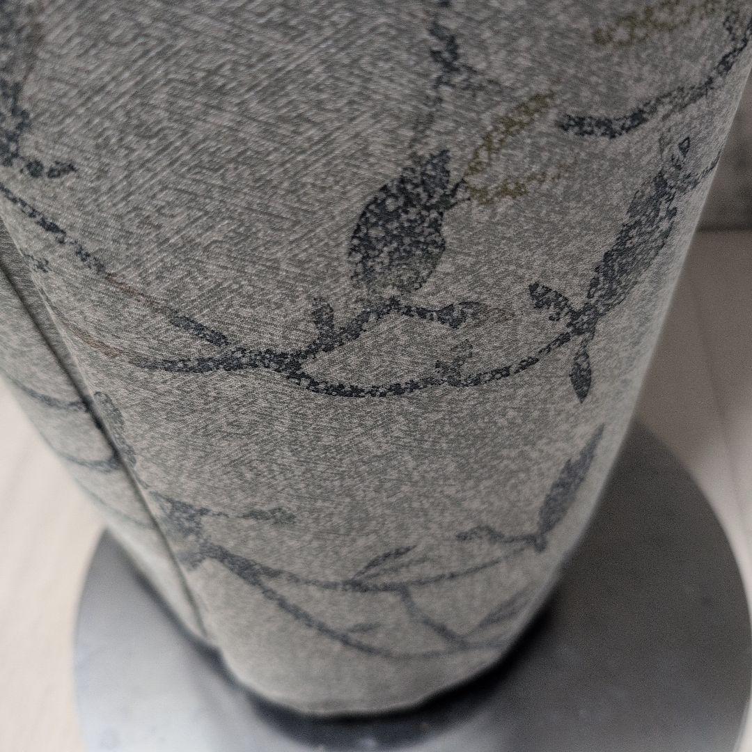 エズ様正絹、付け下げ、訪問着、 蕾柄、シック淡いお色目 洒落一つ紋