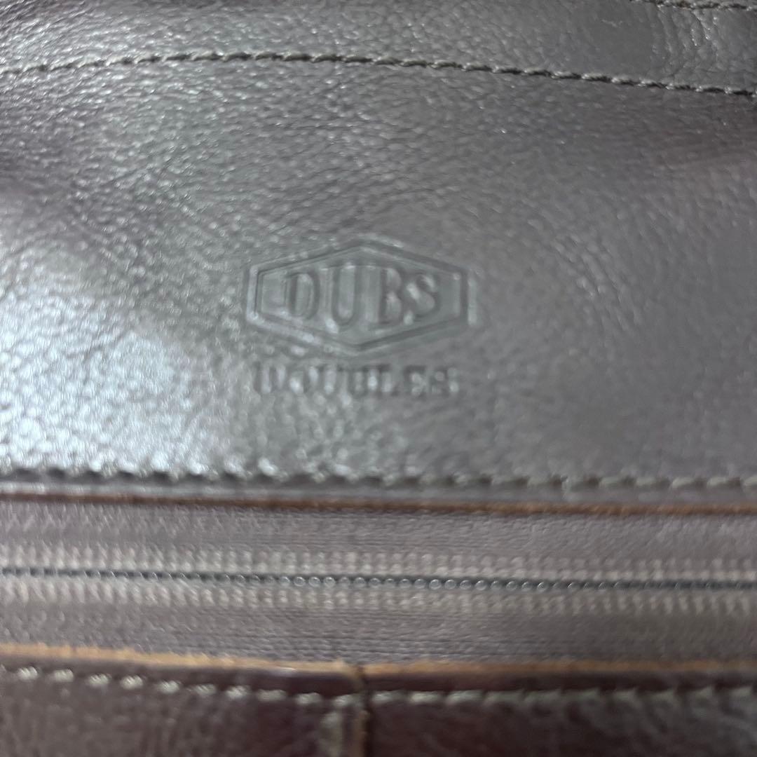 【未使用に近い】DOUBLES ブリーフケース ビジネスバッグ ダークブラウン