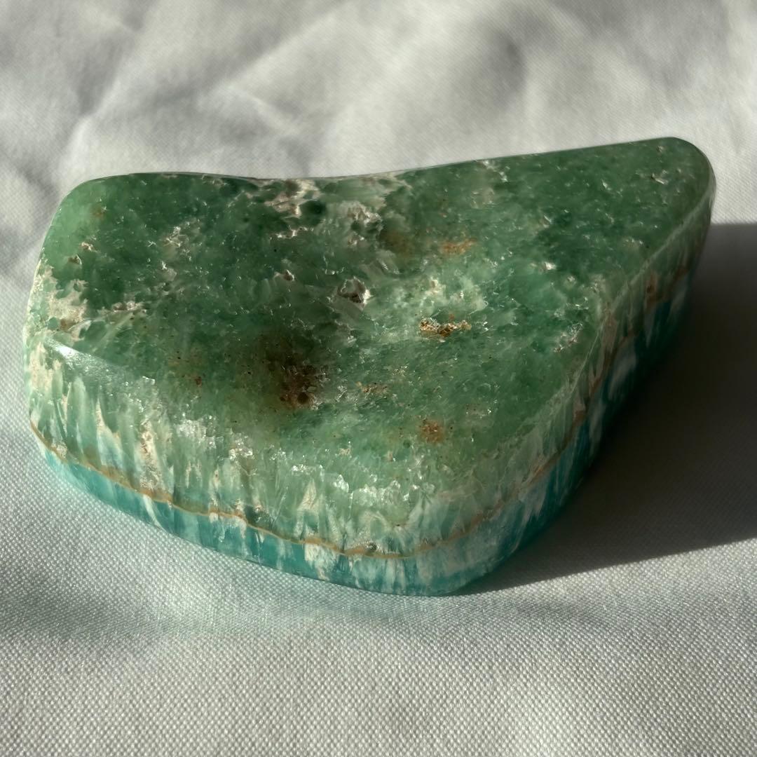 超高品質　スミソナイト　天然石　フリーフォーム　ブルーアラゴナイト