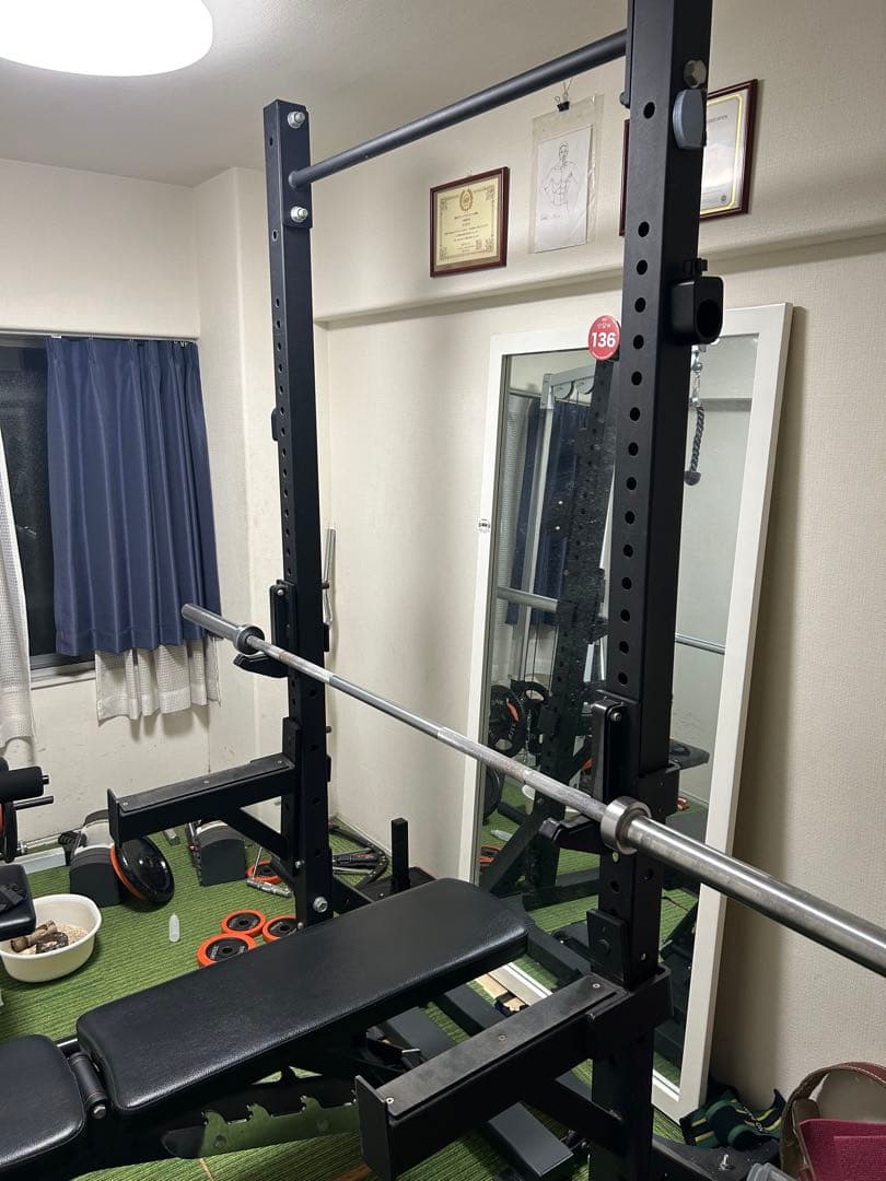 【美品】American Barbell 高級ホームジムセット 一式　引取限定