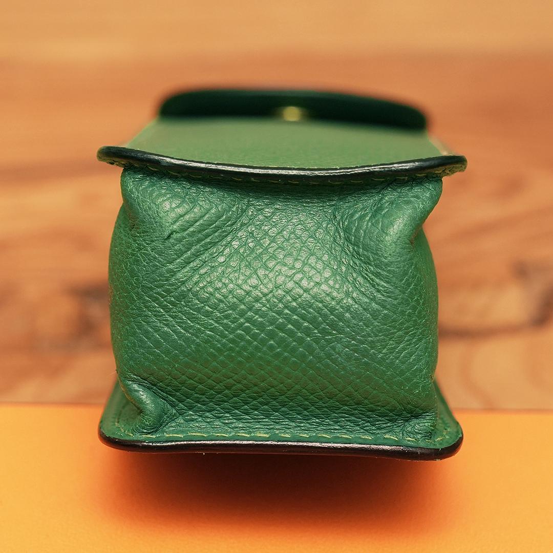 HERMES エルメス ペンケース ペンポーチ　マルチケース グリーン　筆入