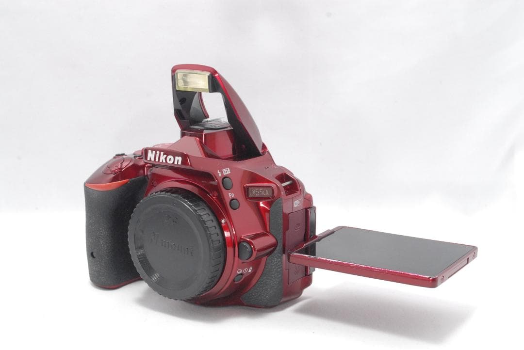 画像転送可能✨Nikon D5500 レッド　一眼レフ　　初心者　スタート