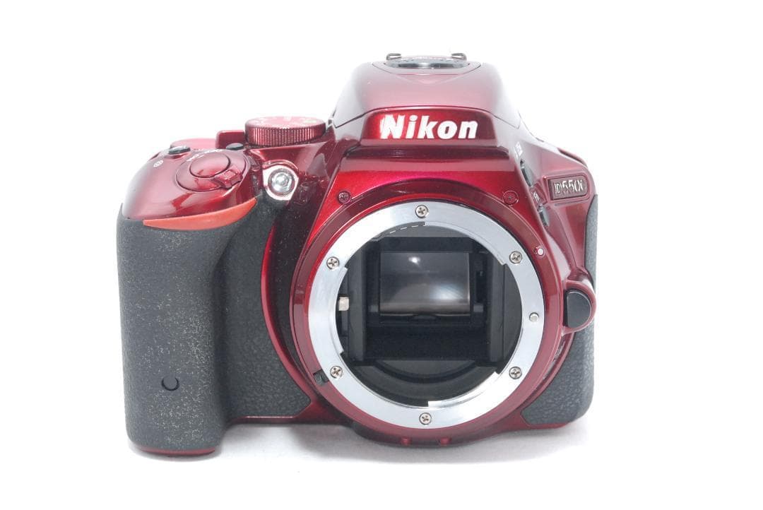 画像転送可能✨Nikon D5500 レッド　一眼レフ　　初心者　スタート