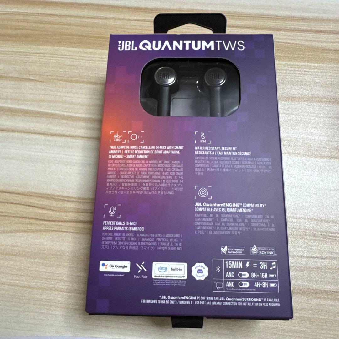 新品未開封 JBL Quantum TWS BLKワイヤレスイヤフォン