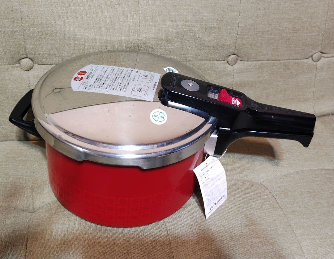 シリット 圧力鍋 タイマー付き　蒸し機＋2段調理用