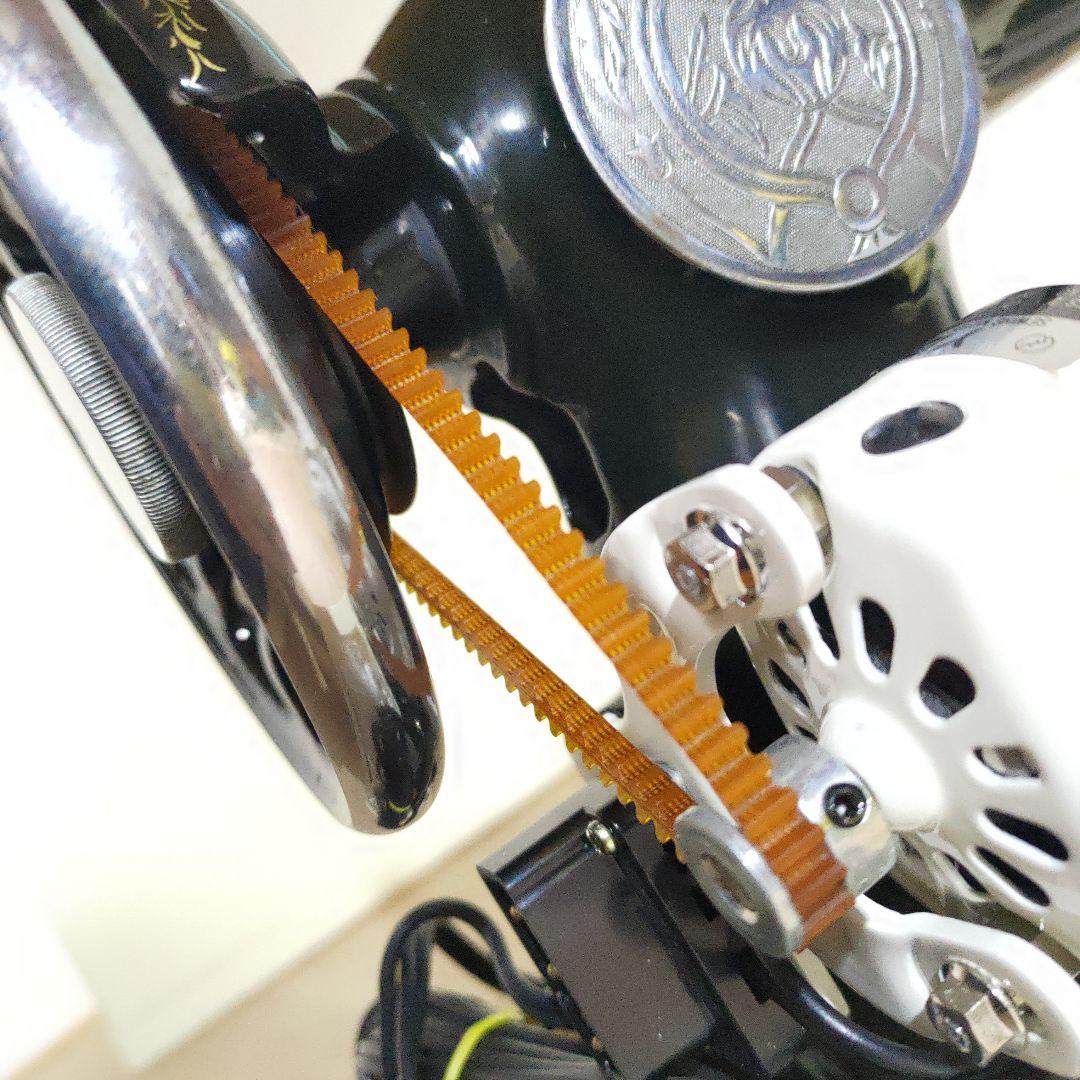 極美品 95年 ジャノメミシン アンティーク 電動 ペダル付き