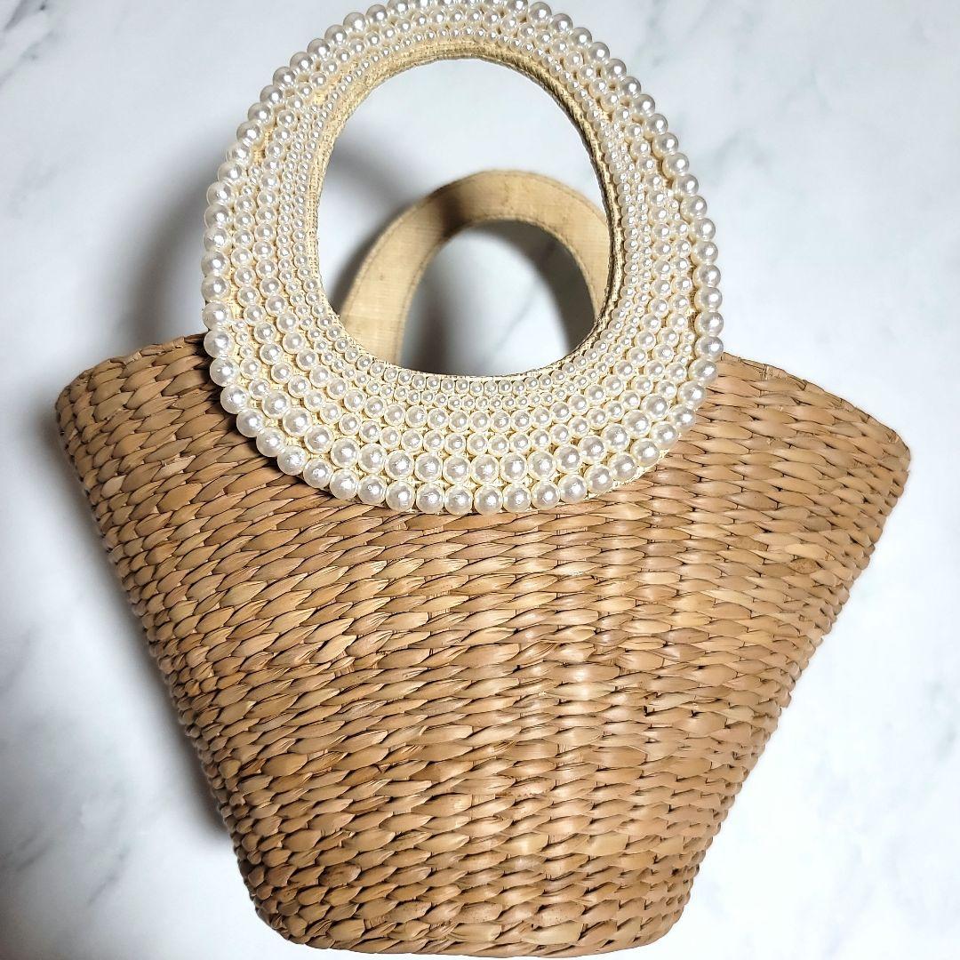 【完売品】ラブティックボンボン・かごバック・Sサイズ