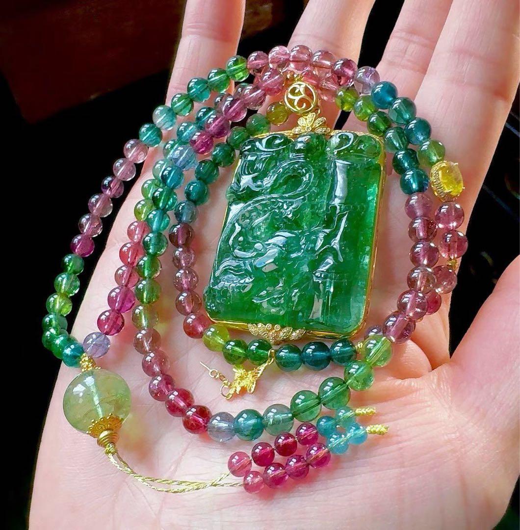 ⭐︎【極上品】タイチンクオーツ 置物 55mm 240.1g