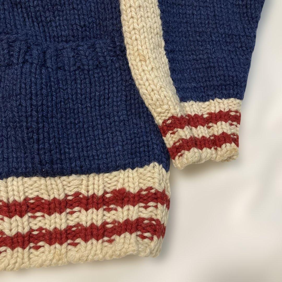 CHAPS RALPH LAUREN ジップアップニットセーター　Ｌサイズ