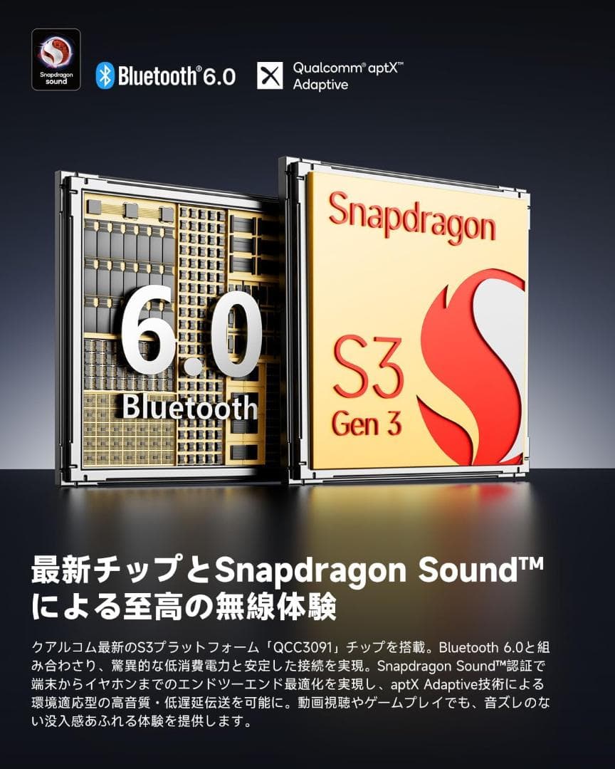 【新品・未開梱】EarFun Air Pro 4i+ワイヤレスイヤホン ブルー