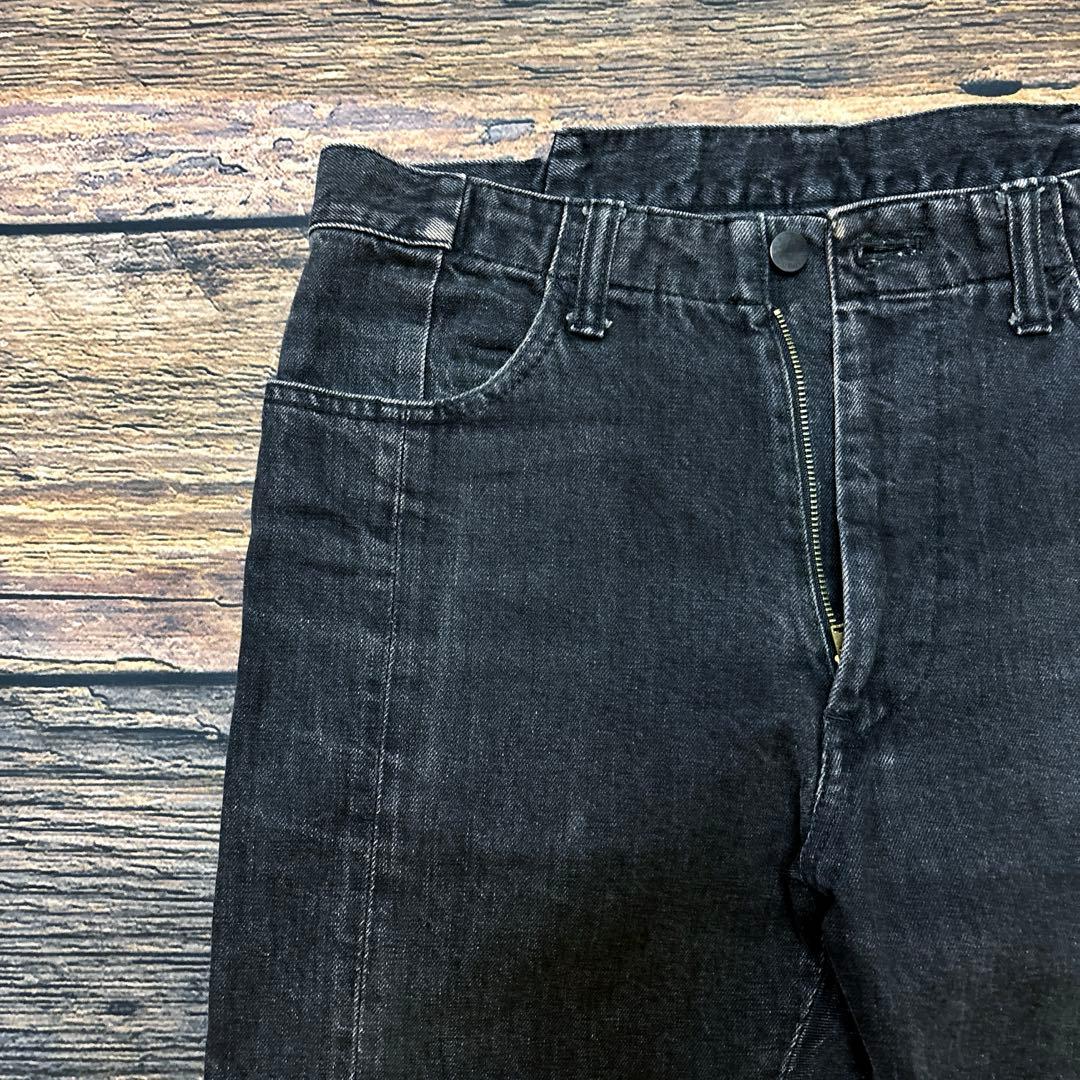 パンツ UNUSED / rebuild black denim pants