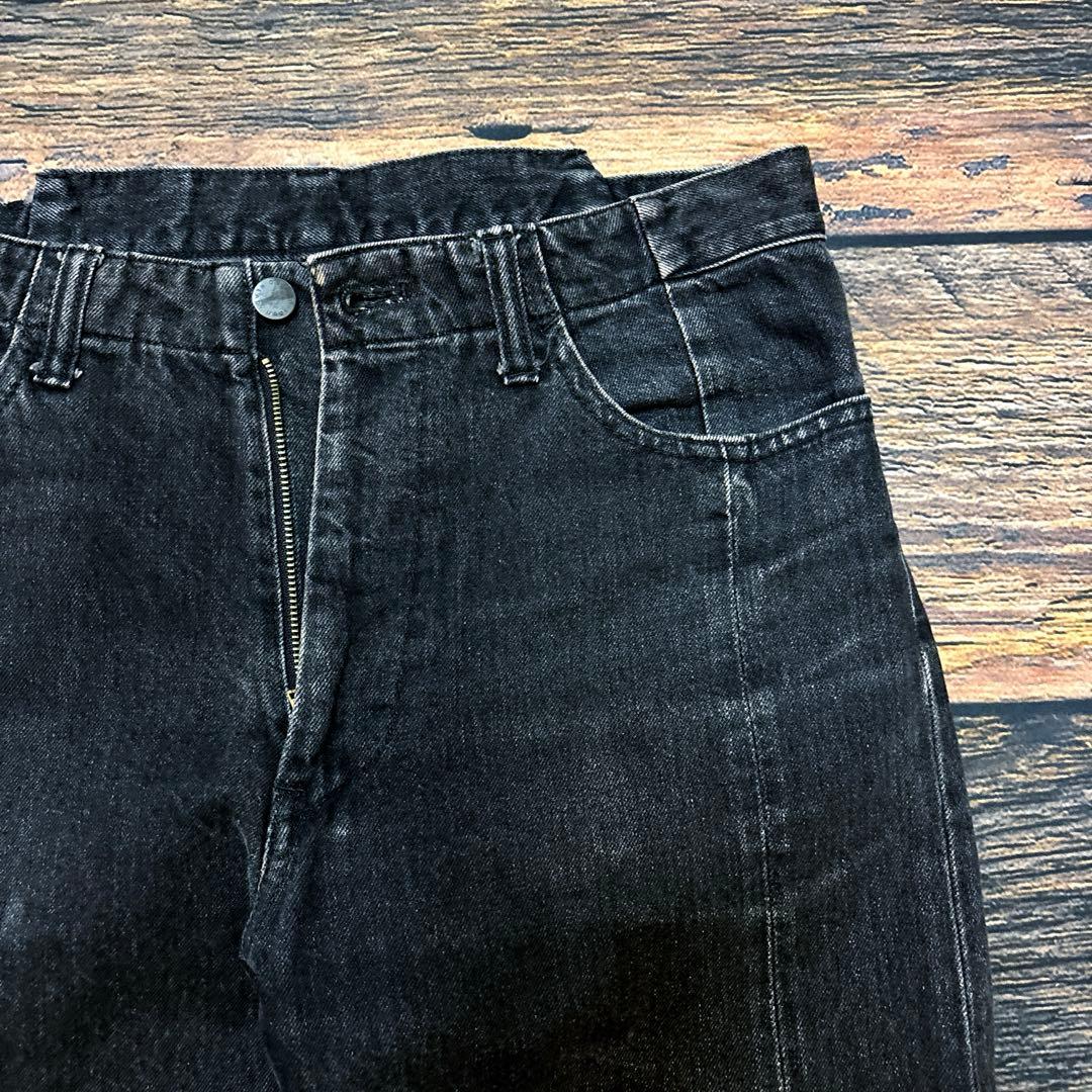 パンツ UNUSED / rebuild black denim pants