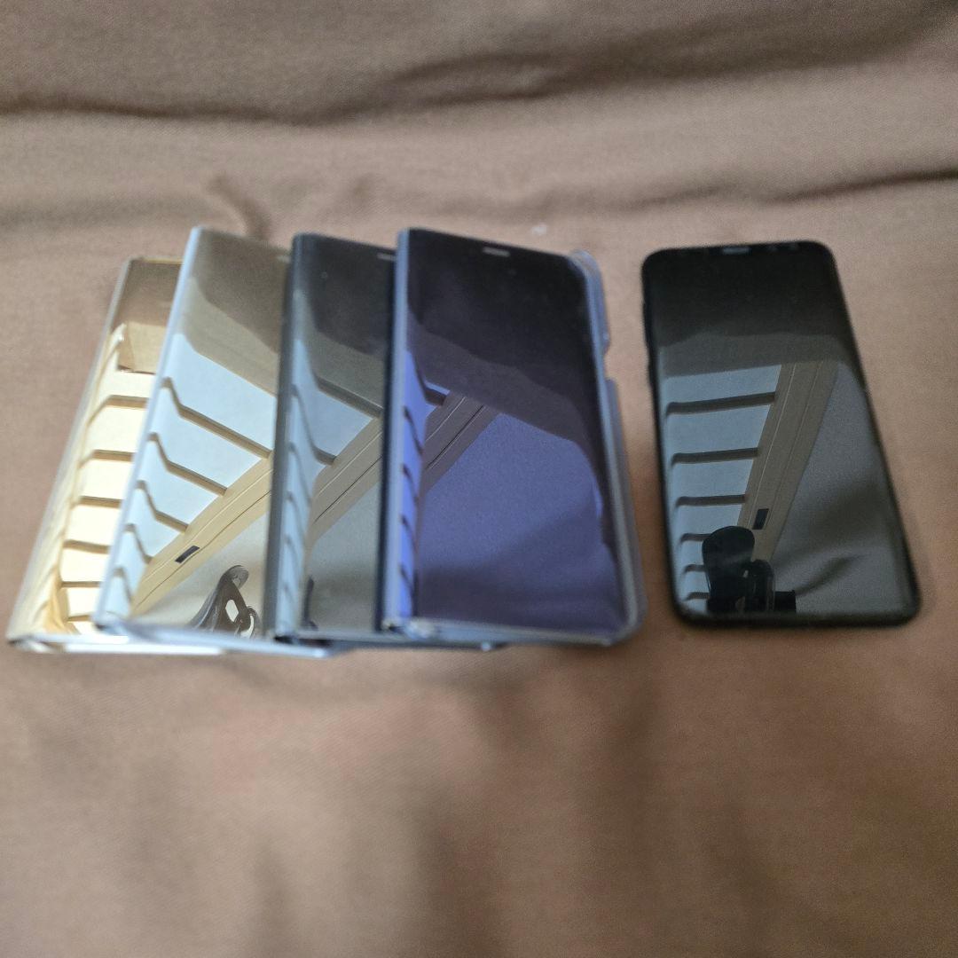 Galaxy s8+ 本体 純正ケース4種付き