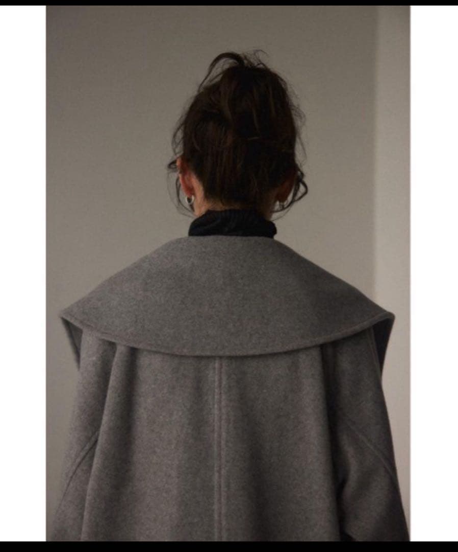 半額以下！BLACK BY MOUSSY big collar coat コート