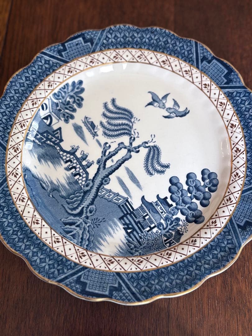 ブース社のリアルオールドウィロー ディナープレート4枚