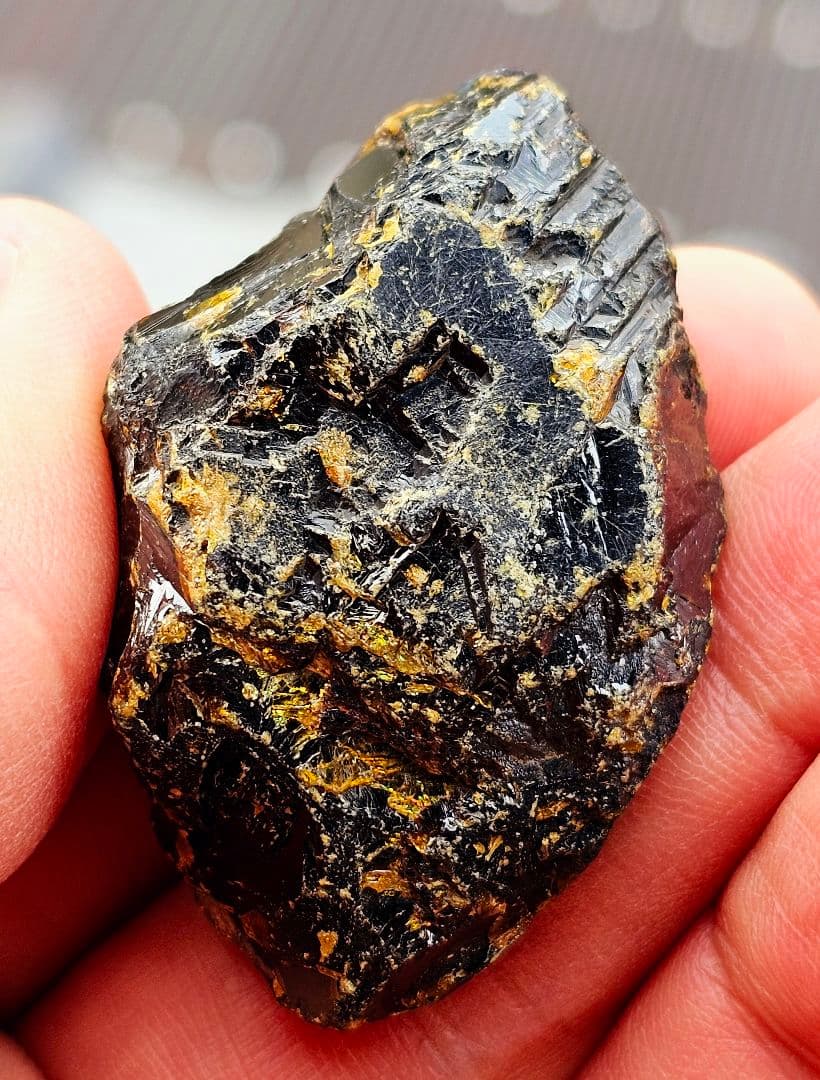 スペイン産 スファレライト 閃亜鉛鉱（せんあえんこう）原石 パイライト共生