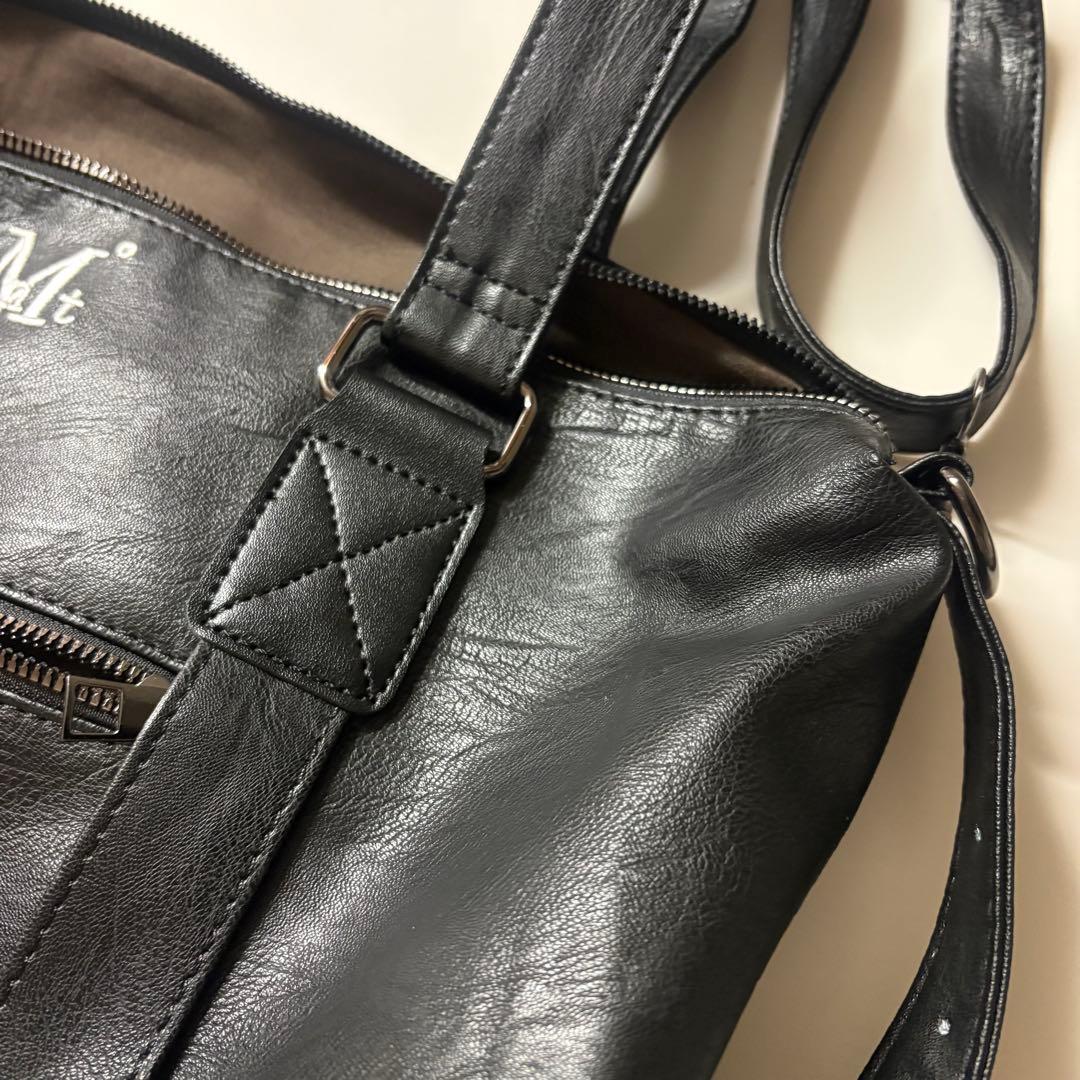 MUCENT プライムリンクルレザートートバッグ