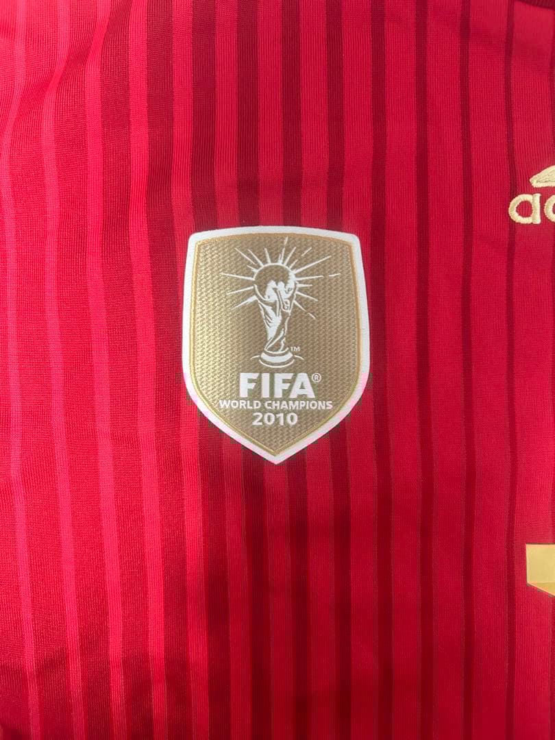 激レア❗️アディダス スペイン代表　2014 ホームユニフォーム ダビド・ビジャ