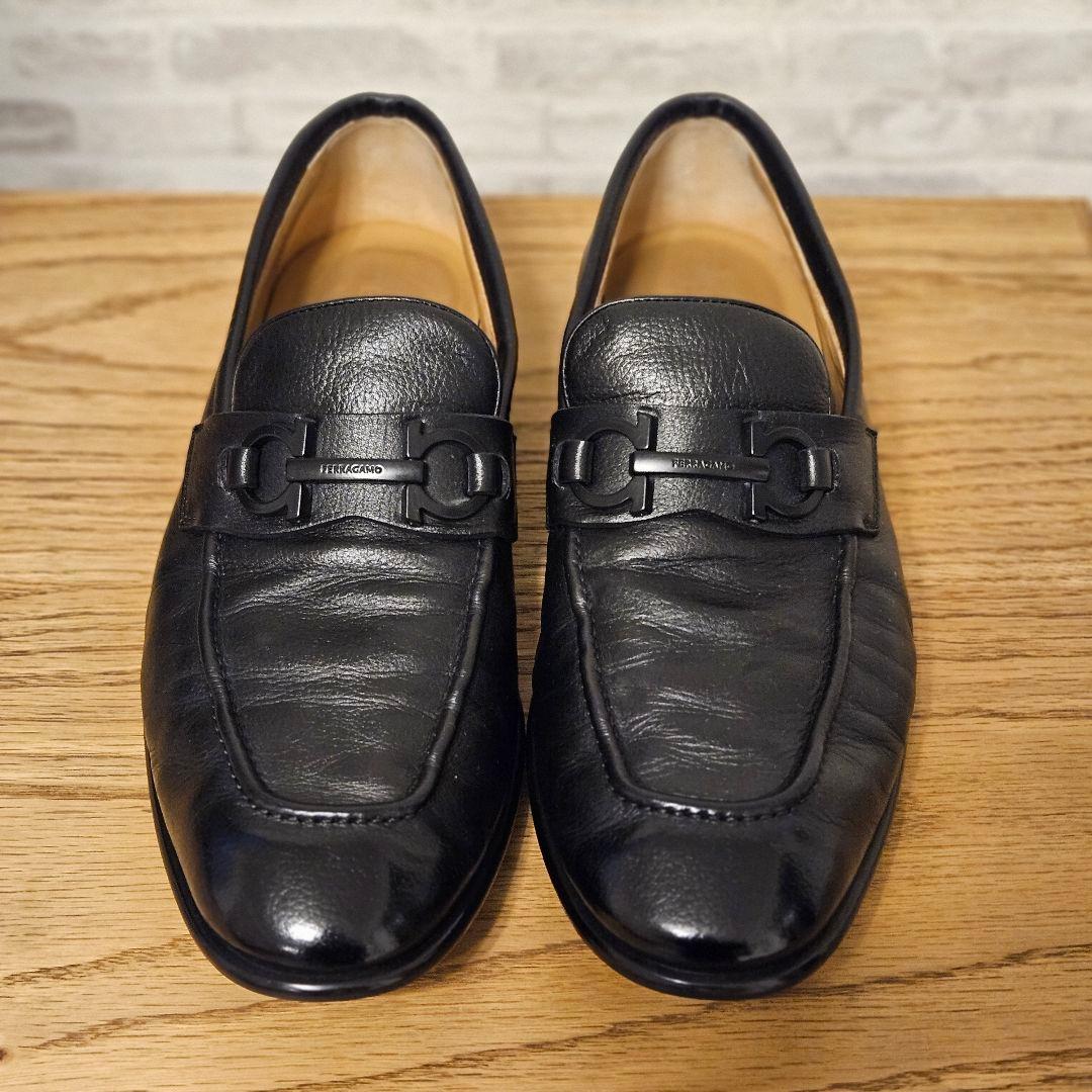 現行品⭐フェラガモ メンズ ガンチーニ モカシン/ローファーブーツスニーカー