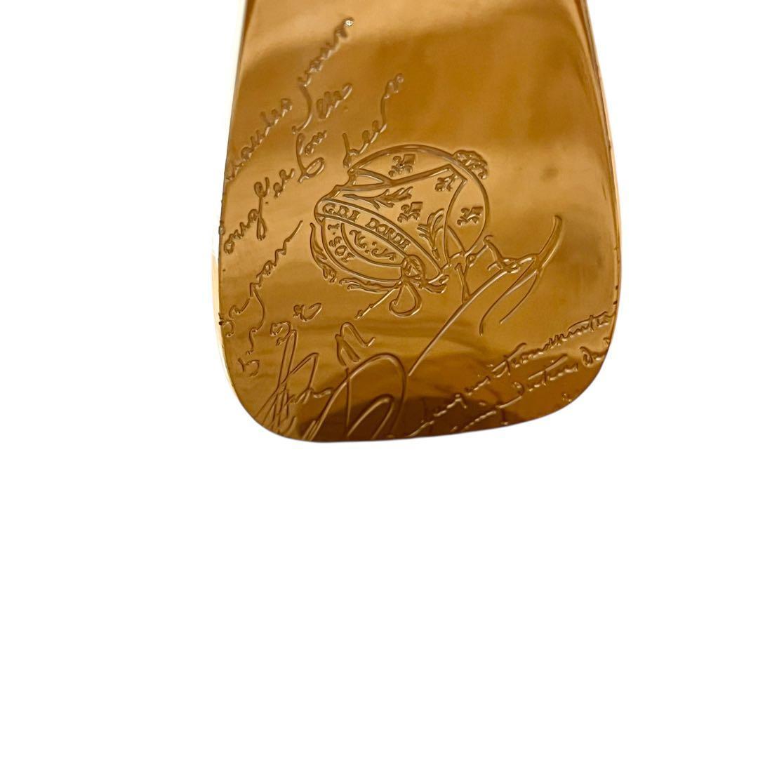 ベルルッティBerluti カリグラフィ メタル シューホーン バッグチャーム