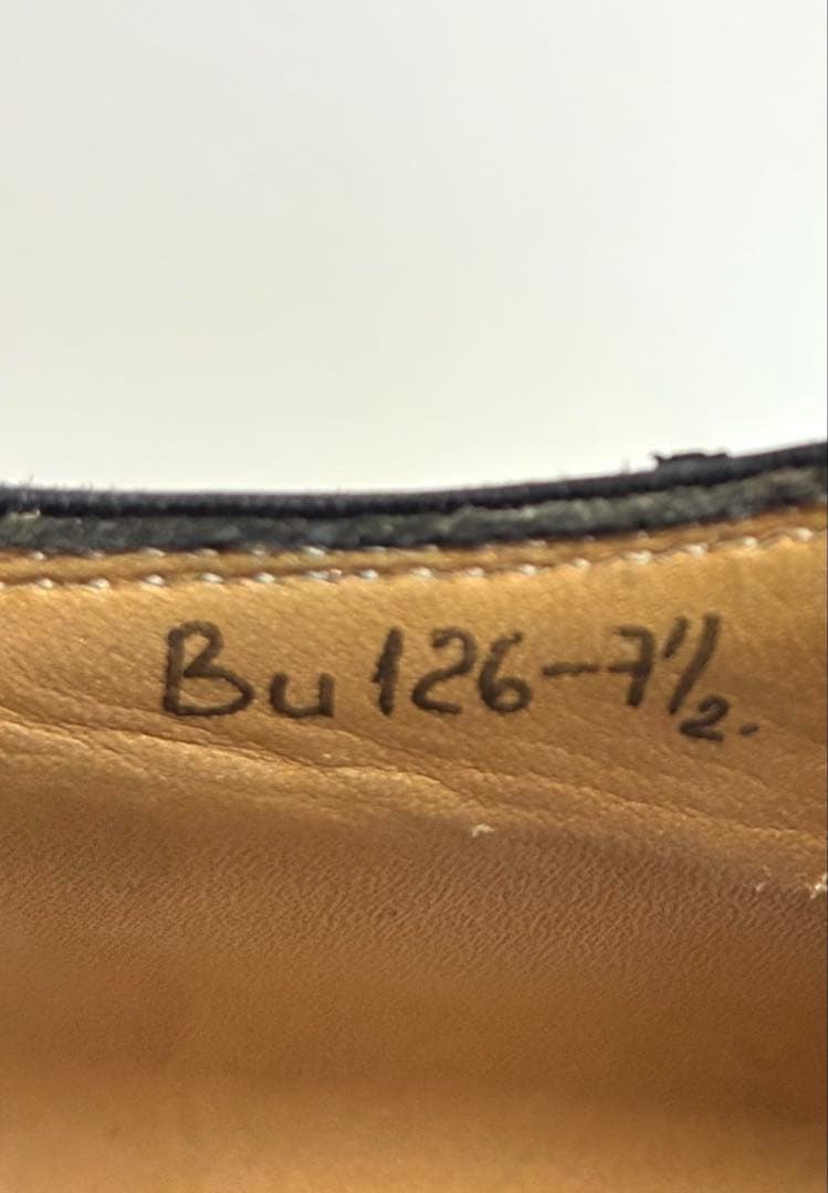 パ*ー様 旧ボノーラ ブラインドブローグ 7 1/2 BONORA