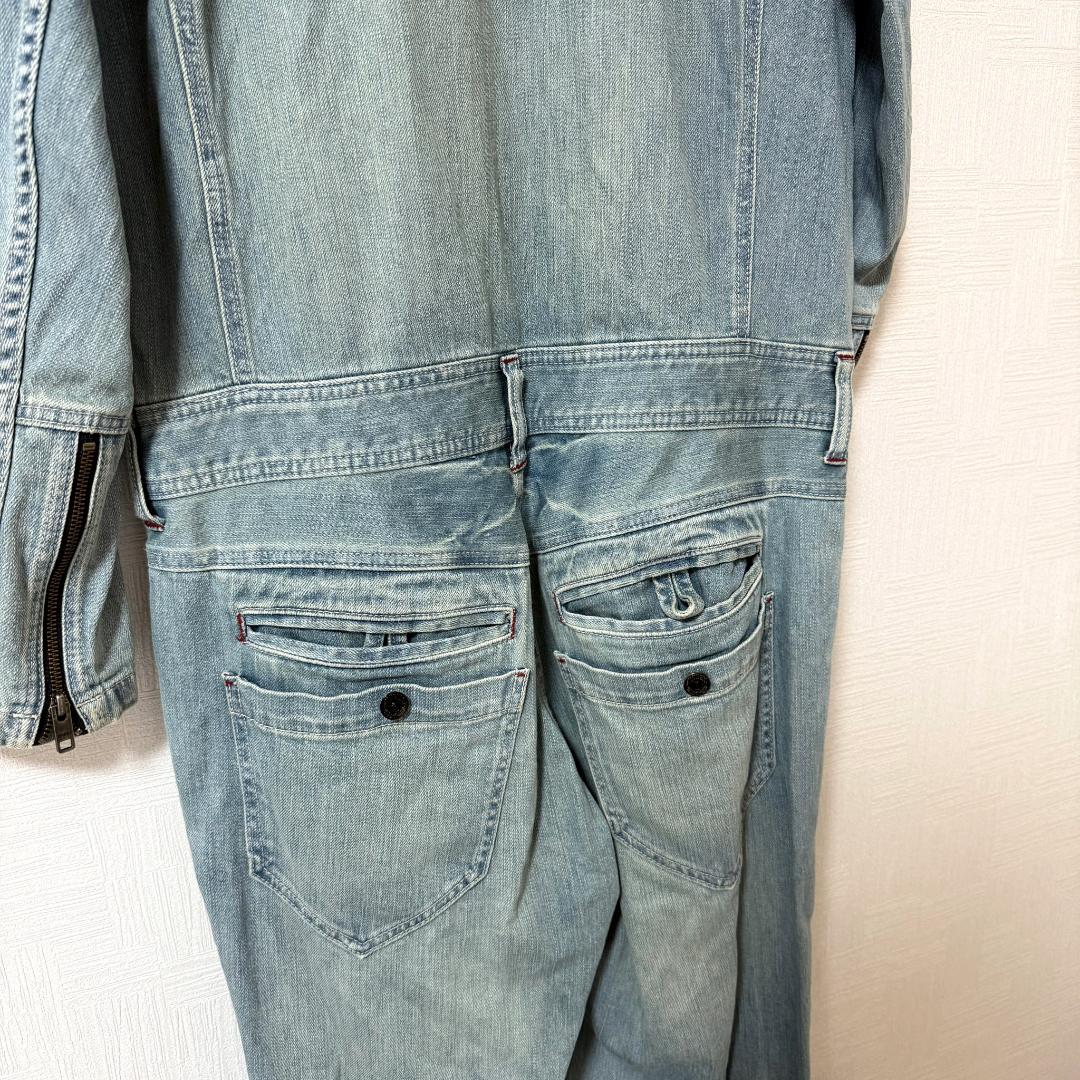 レア アヴィレックス AVIREX デニム オールインワン つなぎ