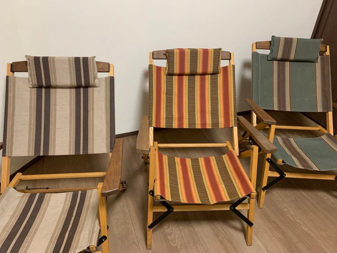 アウトサイドイン　Outside in カチャカチャチェア ３脚