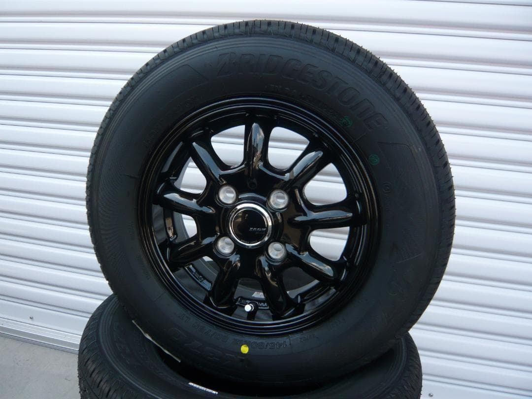 送料込☆ブリヂストンK370☆145/80R12LT☆軽トラ・軽バン・Ｎバン等