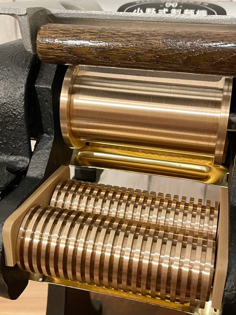 小野式製麺機　両刃 4.2mm＋2.2mm 【2507-04】 説明書コピー付き