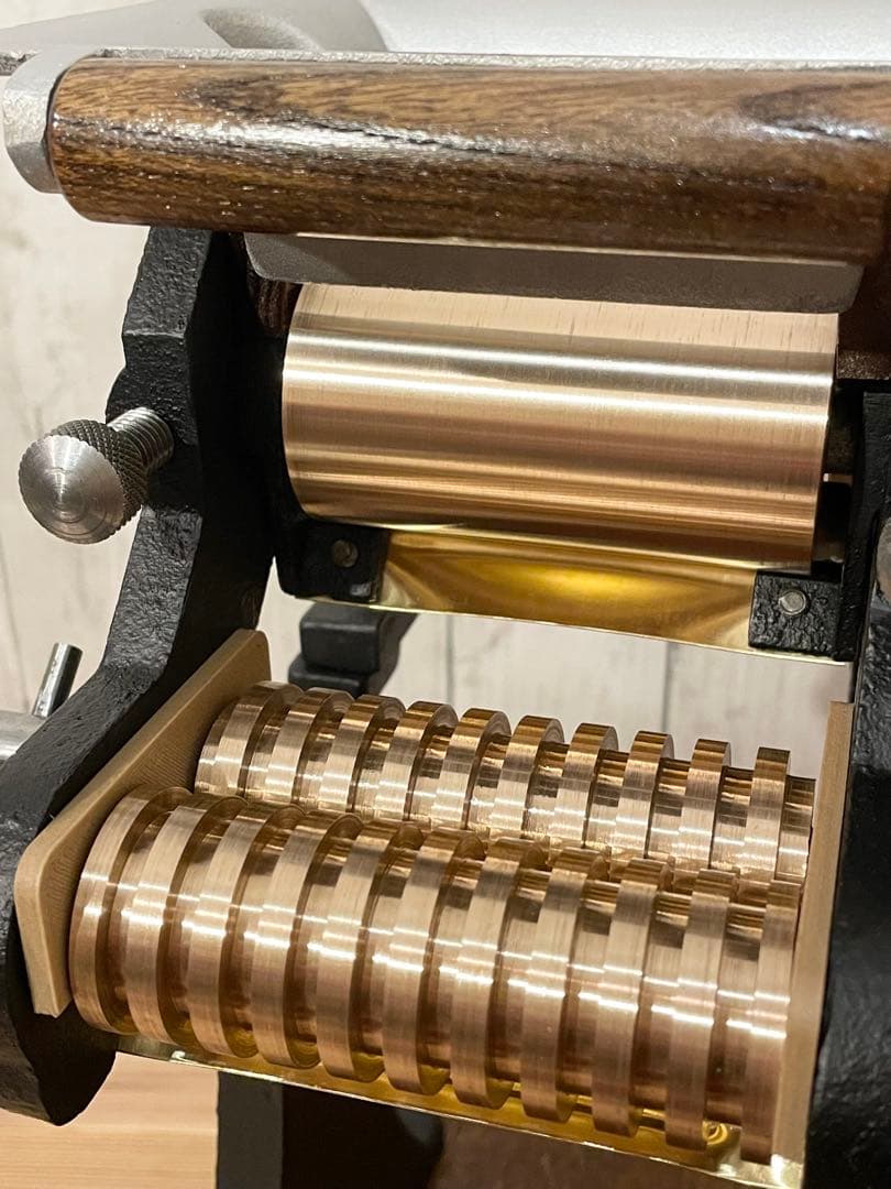 小野式製麺機　両刃 4.2mm＋2.2mm 【2507-04】 説明書コピー付き