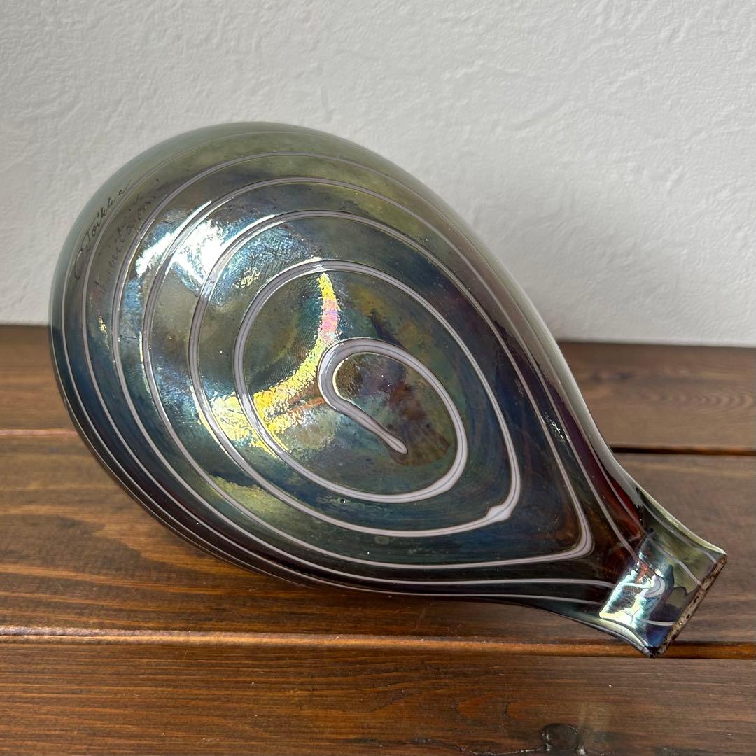 オイバ・トイッカ 長い尾の鳥 ガラスの鳥 オブジェ 置物 1981年　イッタラ