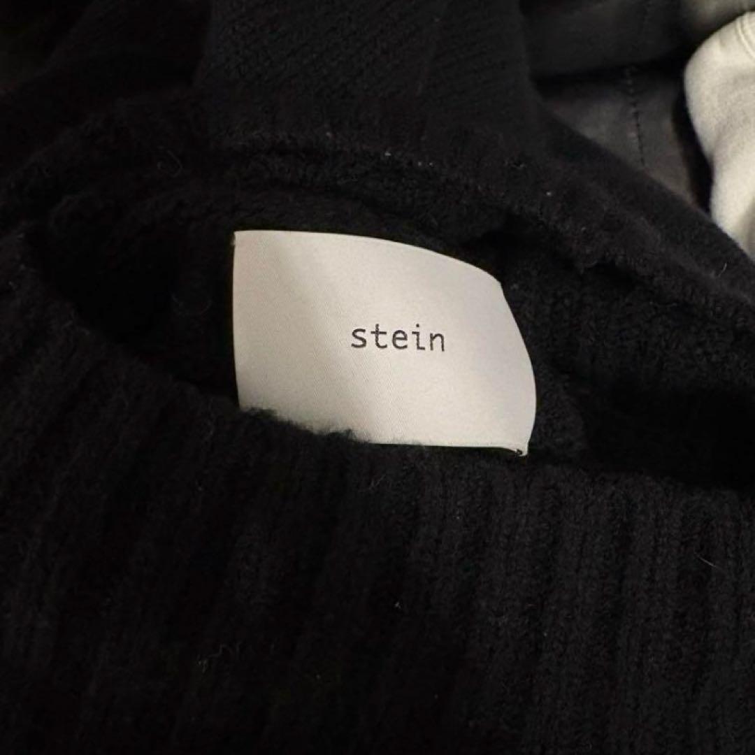 トップス EX FINE LAMBS LOOSE HIGH NECK KNIT Black