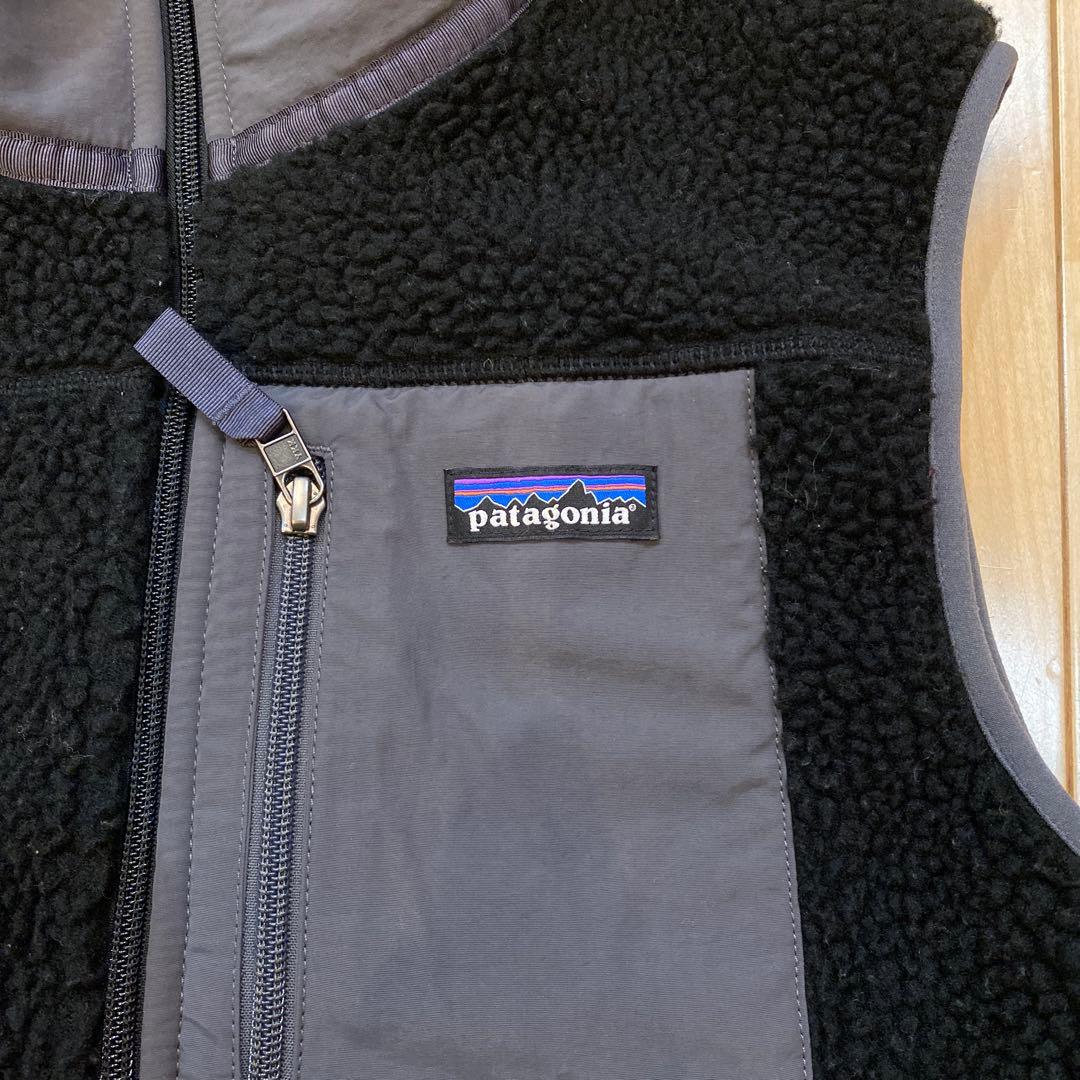 patagonia ブラック フリースベスト Sサイズ