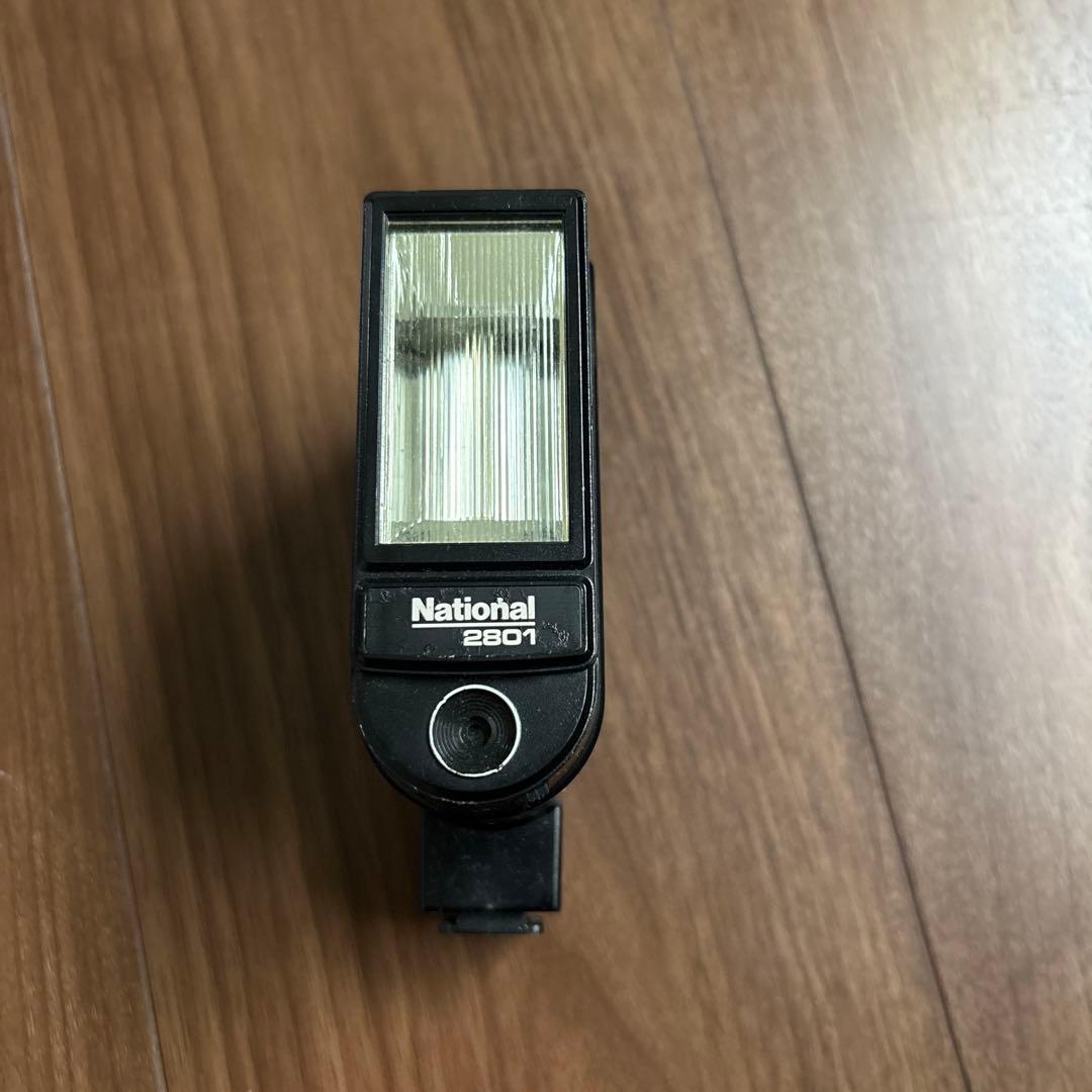 Canon AE-1 フィルム一眼レフカメラ　ストロボ　ナショナル