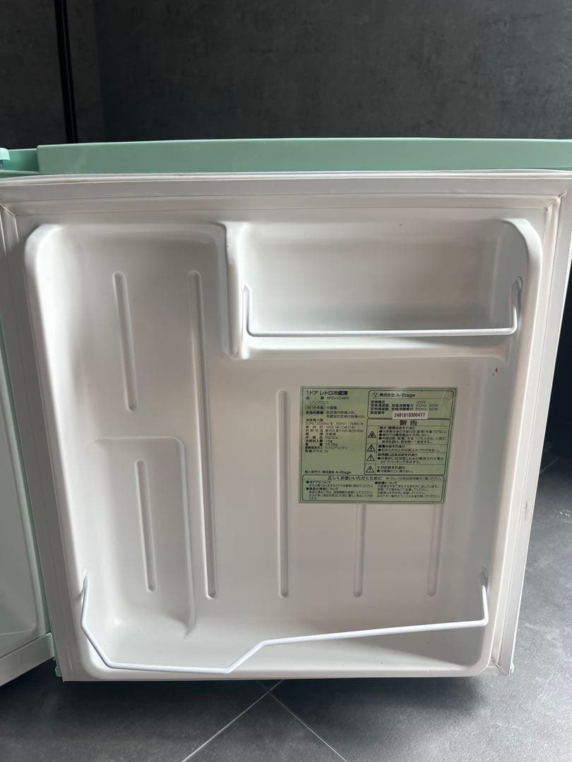 1ドア レトロ冷蔵庫 ティファニーブルー お洒落な アメリカン 家具