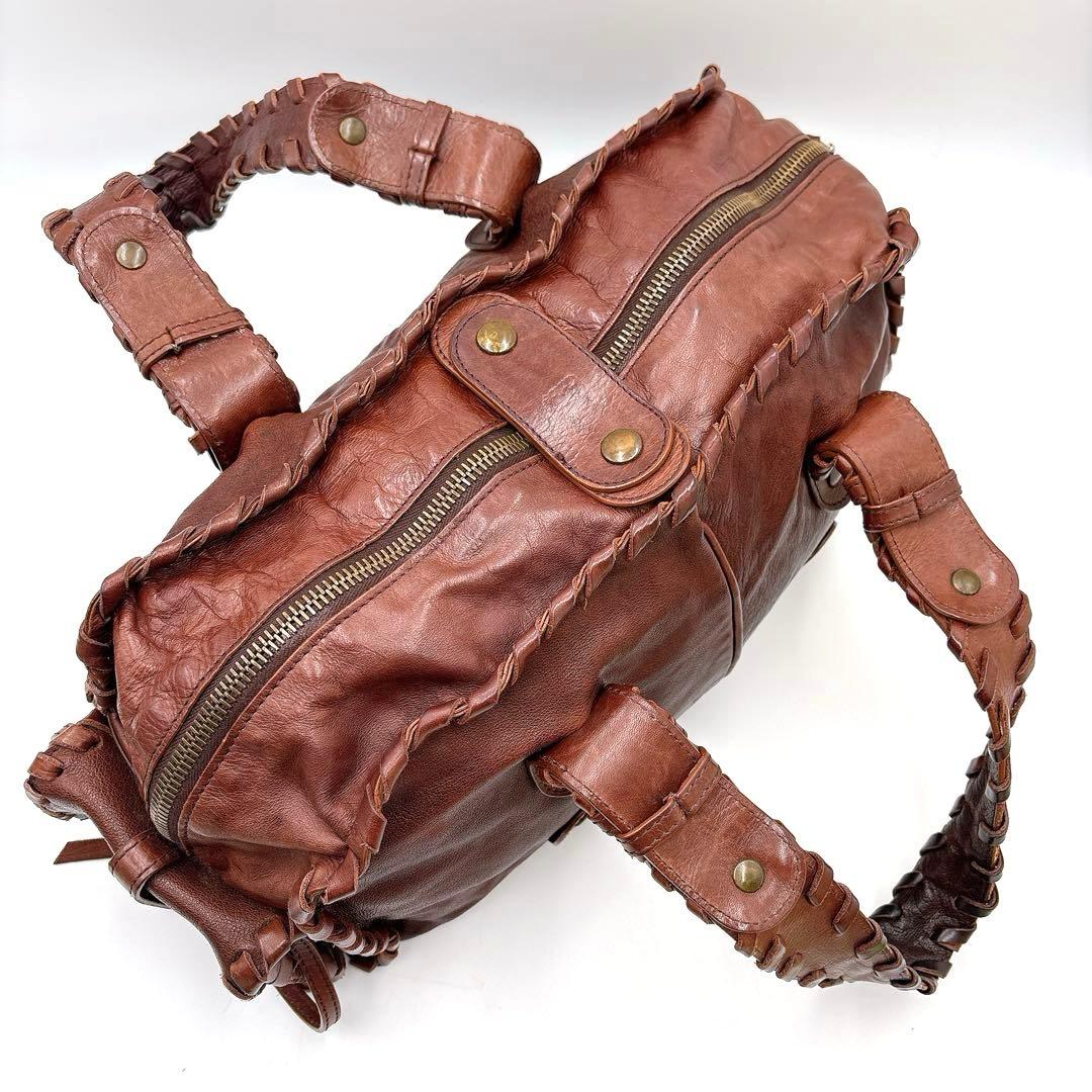 Chloé Silverado Leather Tote Bag Y2K