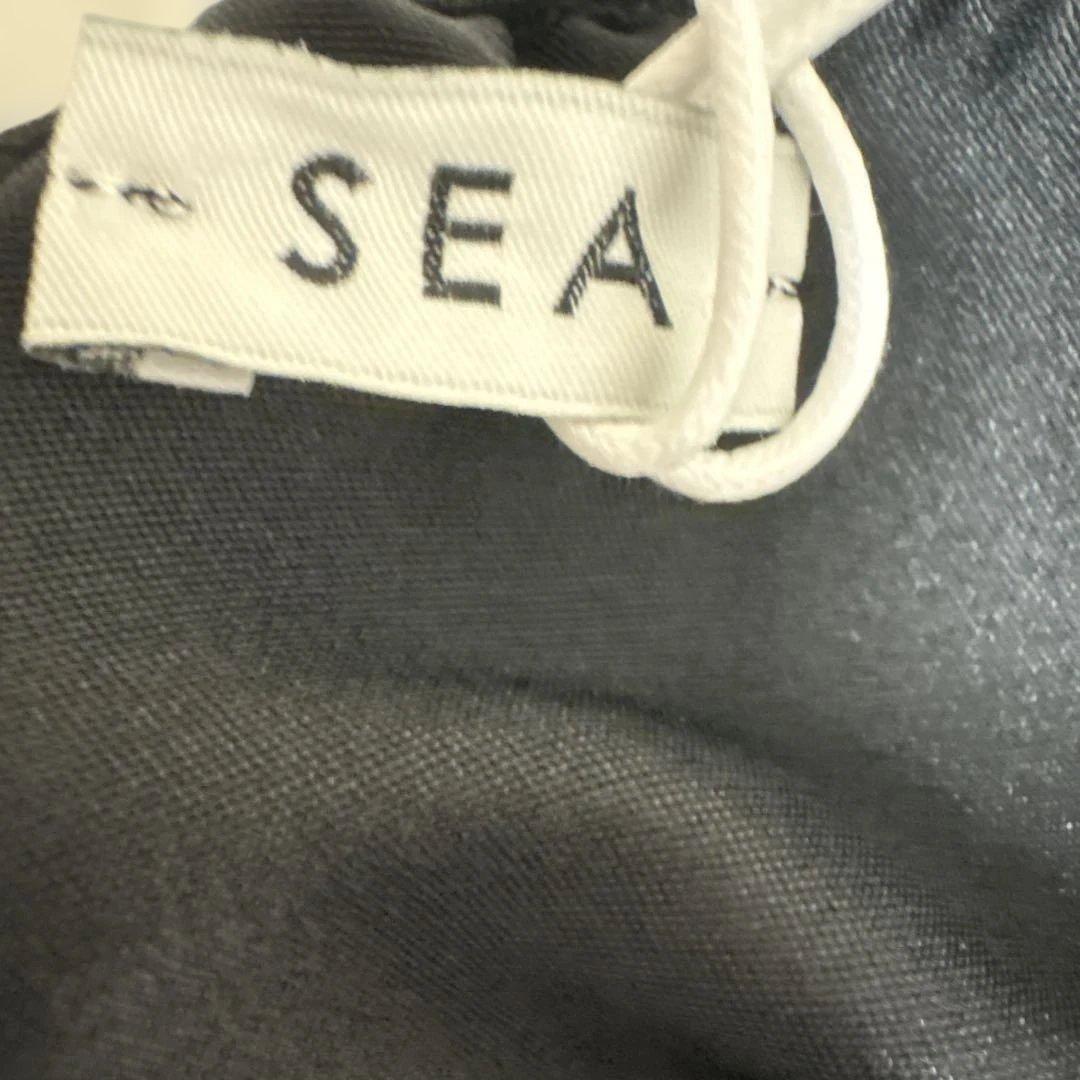 SEAブラック サテンキャミソール